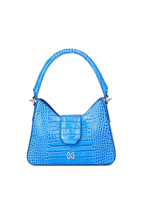 Blue Crocodile Women's Leather Bag