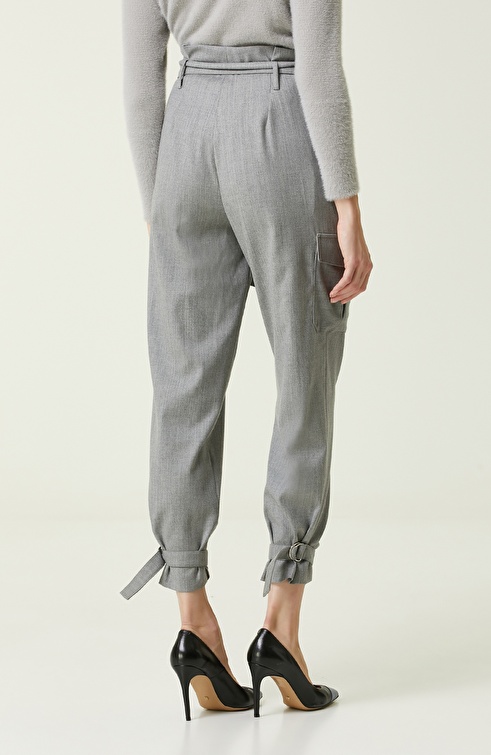 Light Gray Wool Trousers