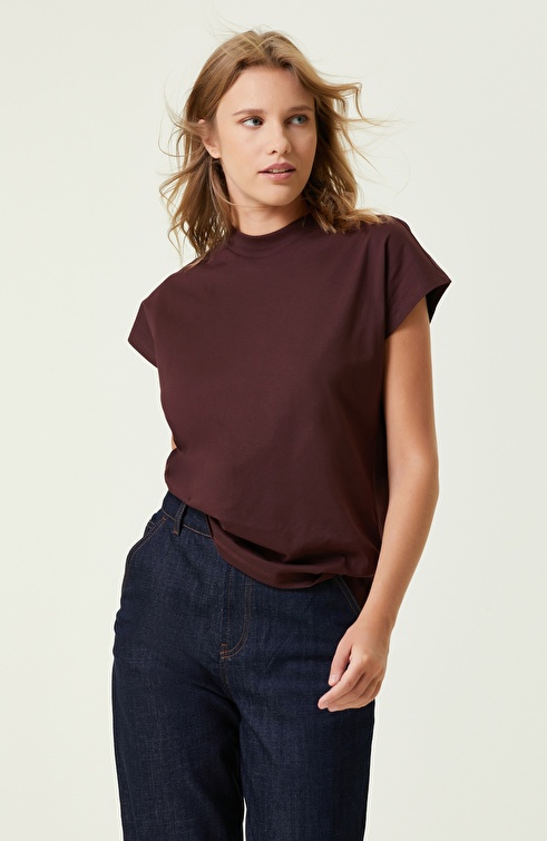 Burgundy T-shirt