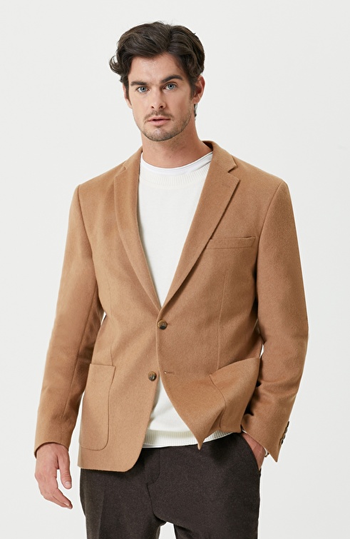 Loro Piana Camel Cashmere Jacket