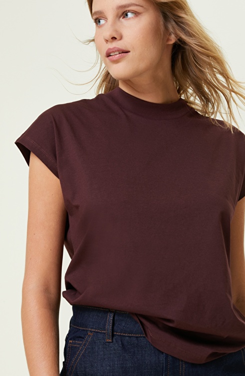 Burgundy T-shirt