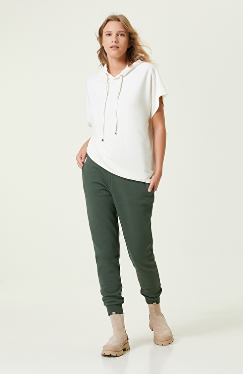 Slim Fit Khaki Sweatpants