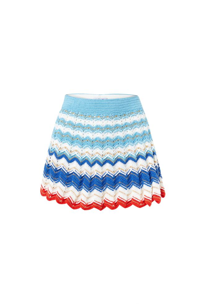 My Beachy Side Emily In Paris MULTI-COLOR MINI SKIRT