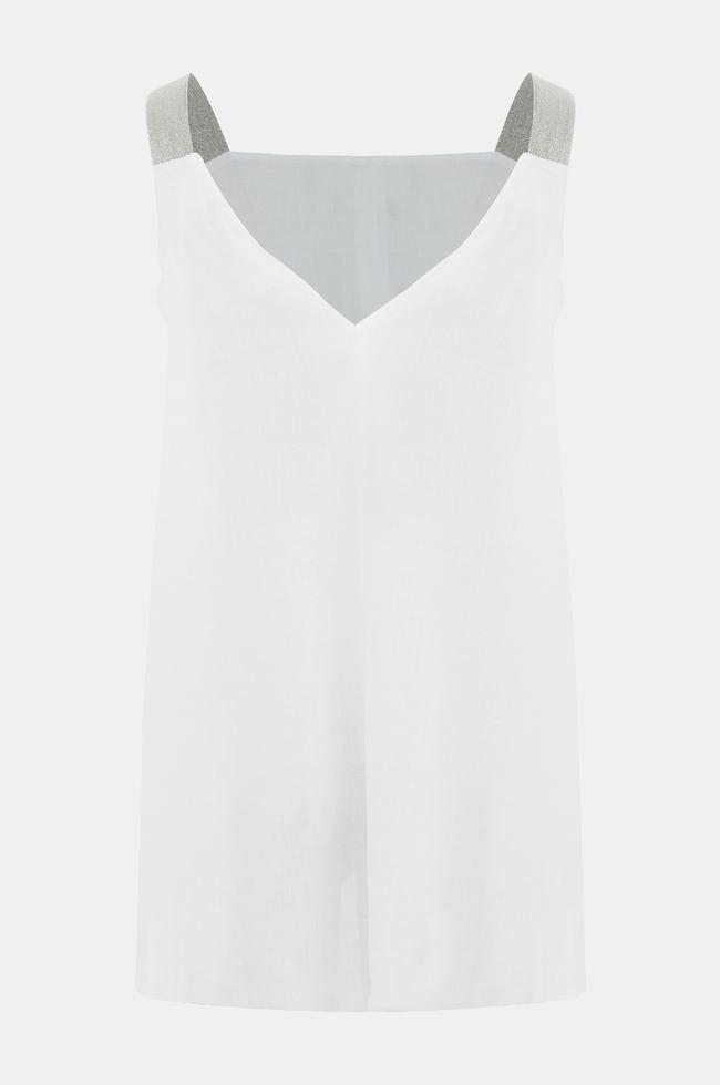 Fabiana Filippi WHITE LINEN BLOUSE