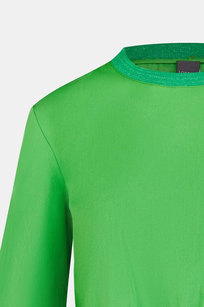 Lorena Antoniazzi GREEN SHIRT DETAILED BLOUSE