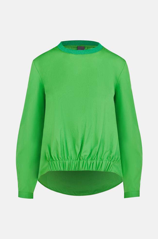 Lorena Antoniazzi GREEN SHIRT DETAILED BLOUSE