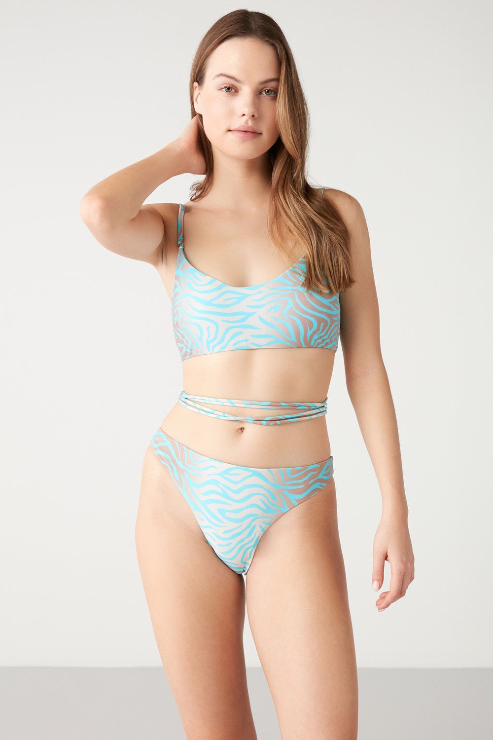 Seibran Zebra Patterned Brazilian Bikini