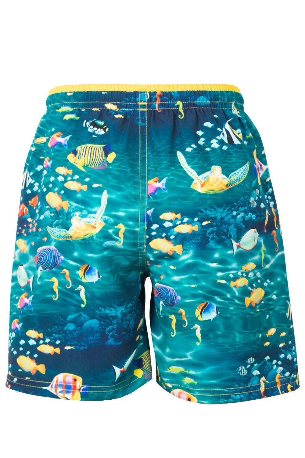 Tuna Aquarium Patterned Kids' Swim Shorts