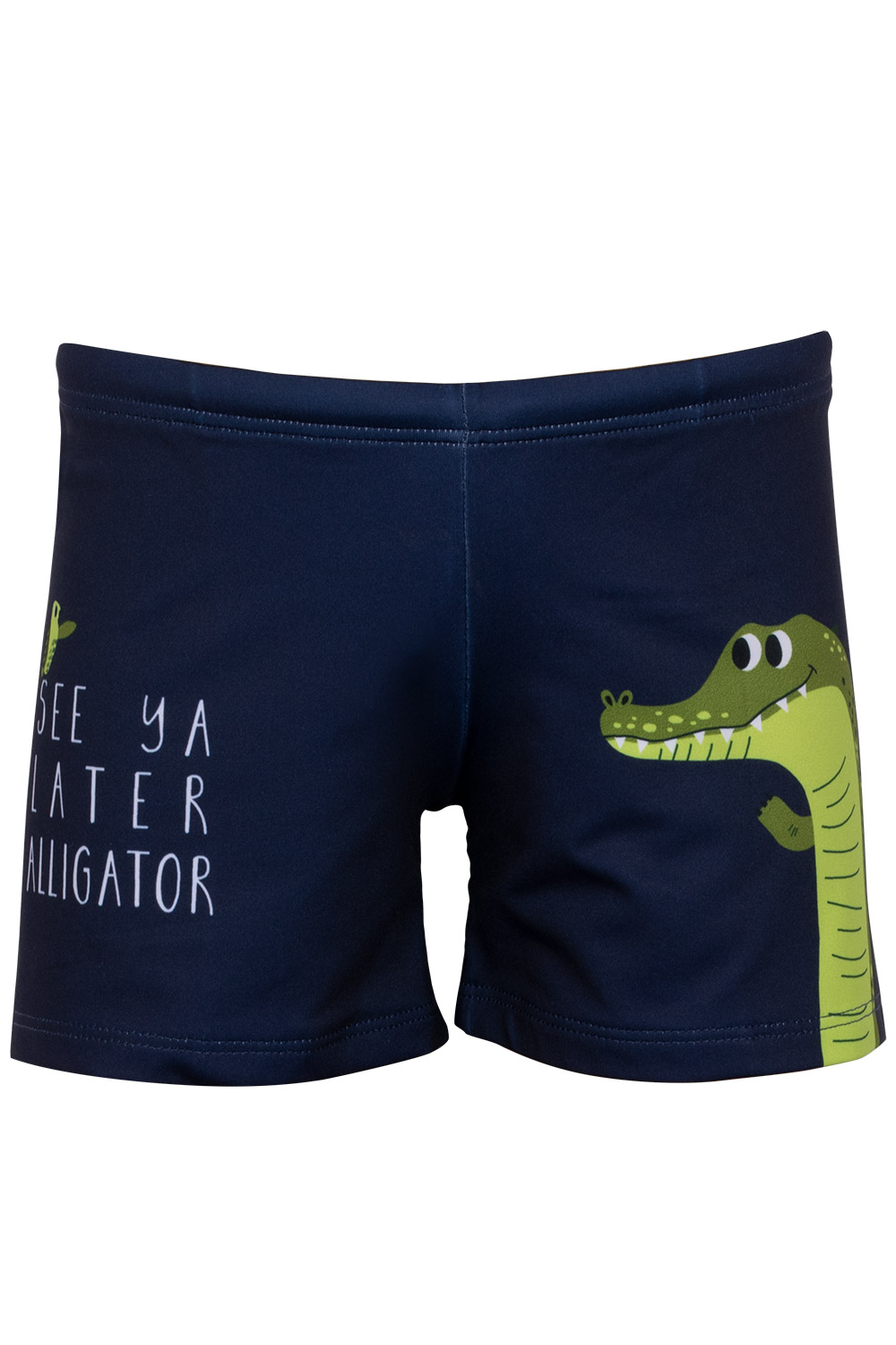 Alligator Printed Kids Shorts Swimsuit