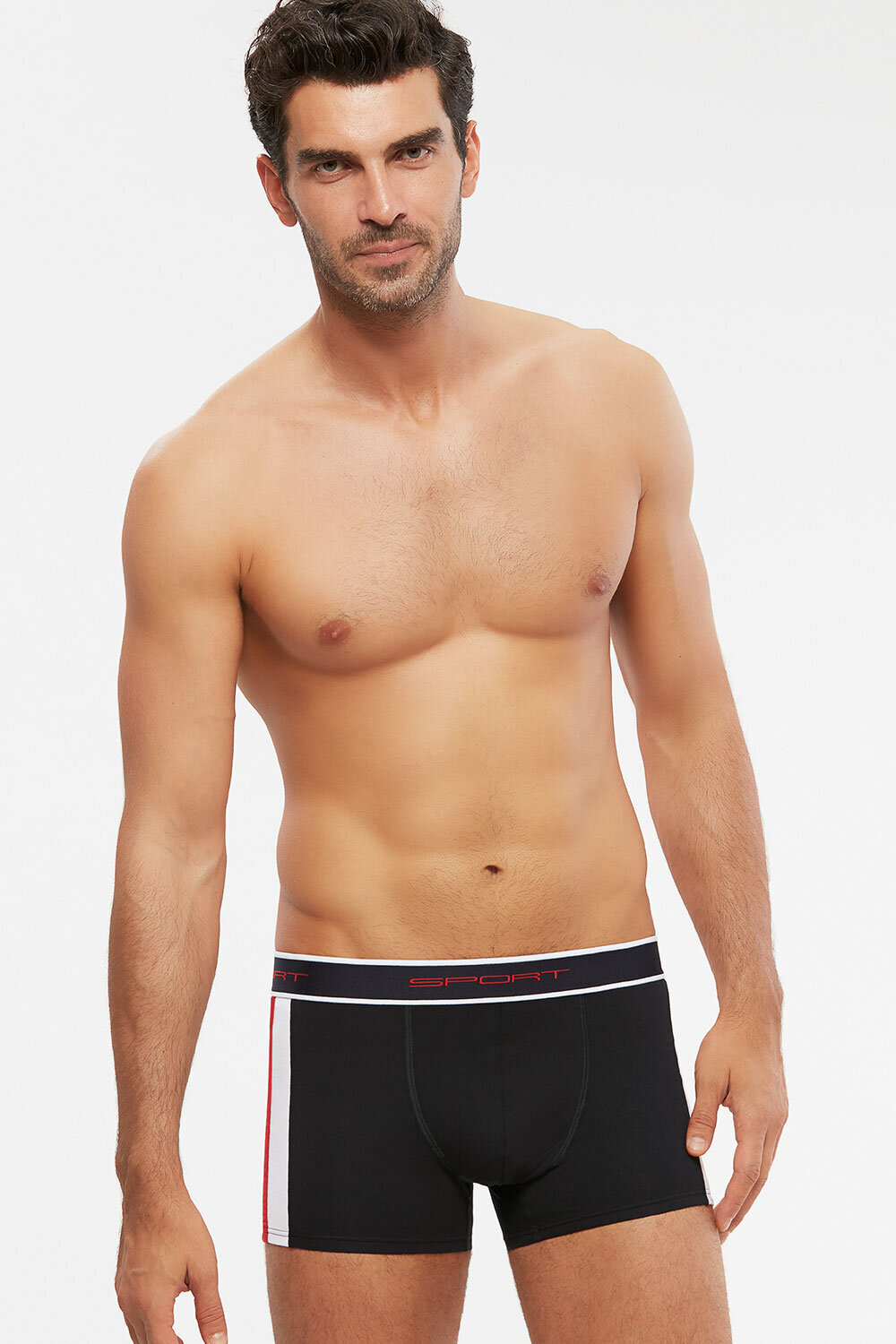 Toby Cotton Contrast Stripe Men's Boxer