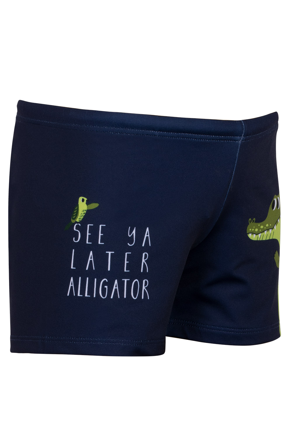 Alligator Printed Kids Shorts Swimsuit