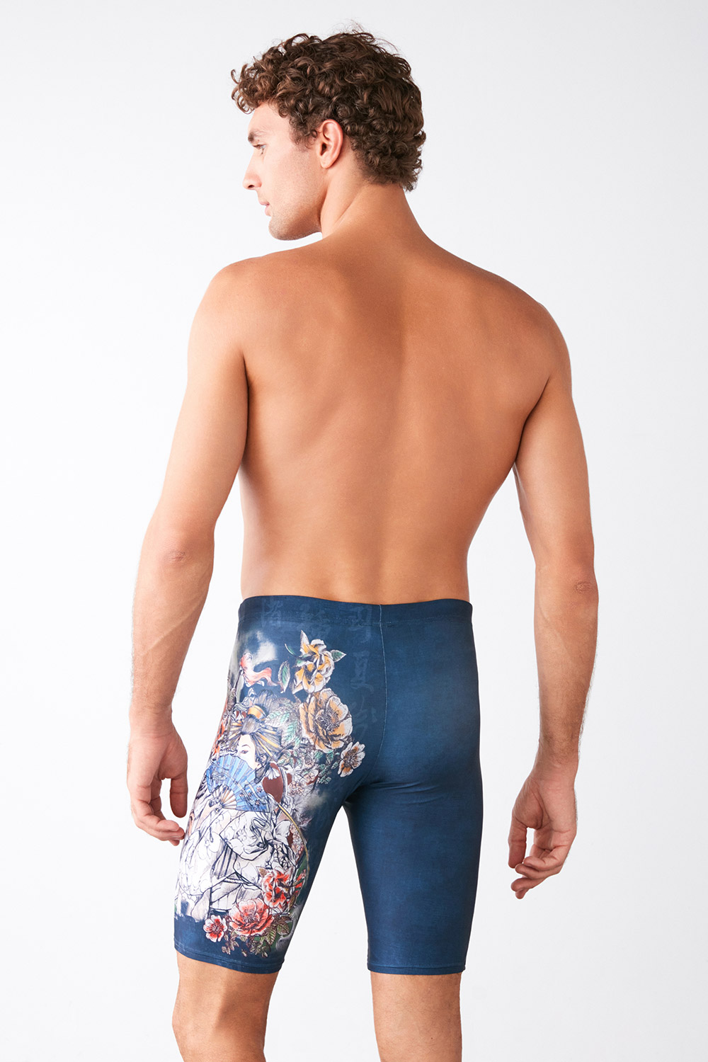 Japan Printed Cycling Shorts