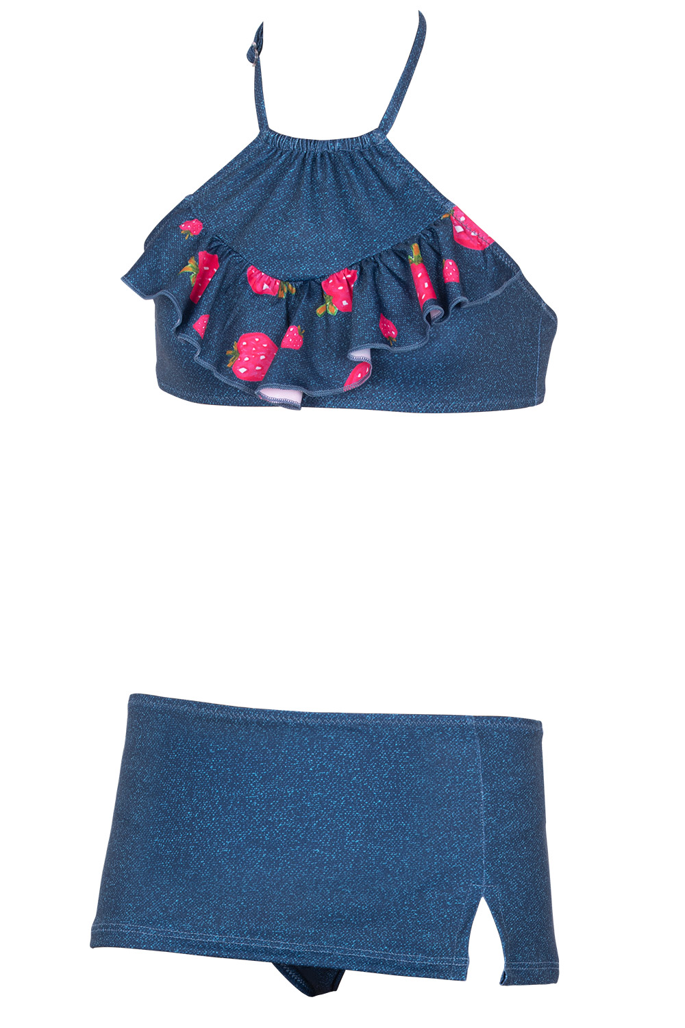 Fraise ÇIlek Jean Skirt Bikini Set