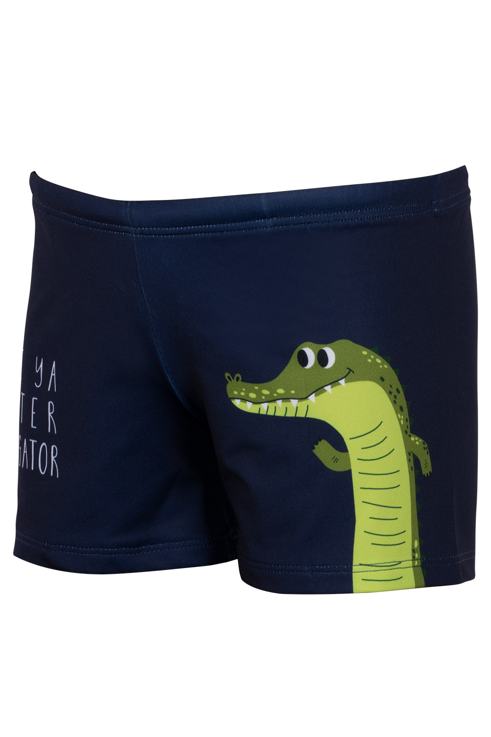 Alligator Printed Kids Shorts Swimsuit