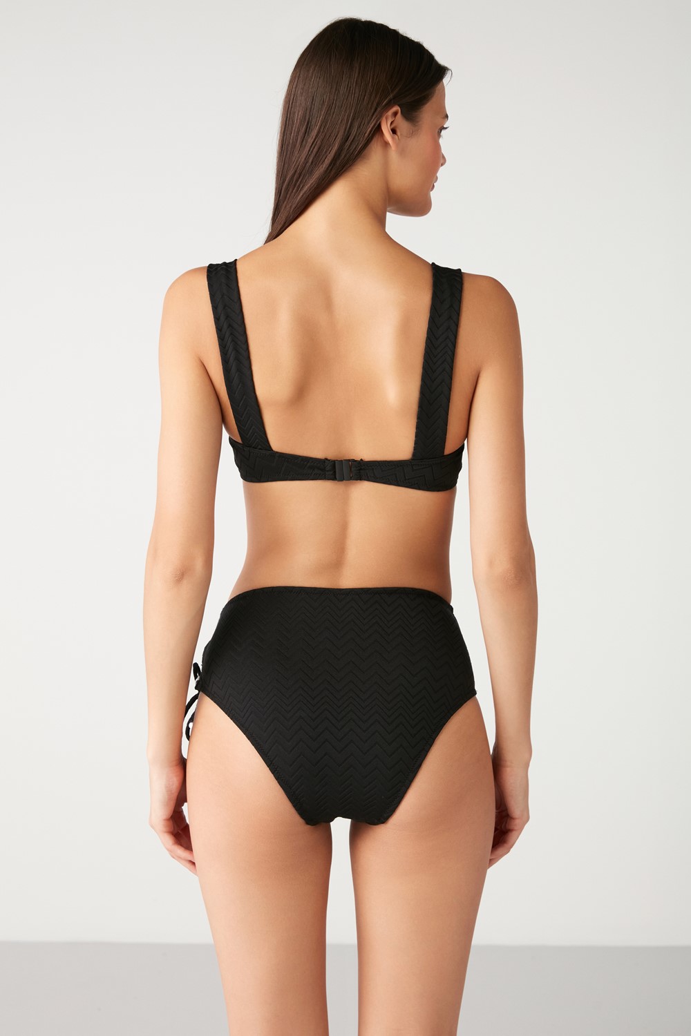 Helmi Self-Textured High Waist Bikini