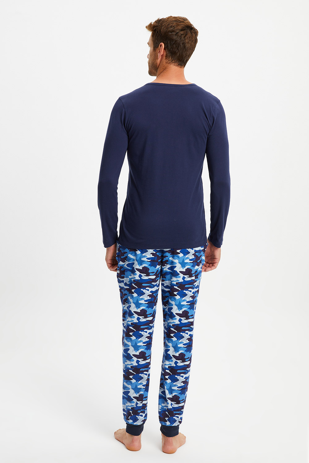 Harrods Half-Pleat Men's Pajamas Set