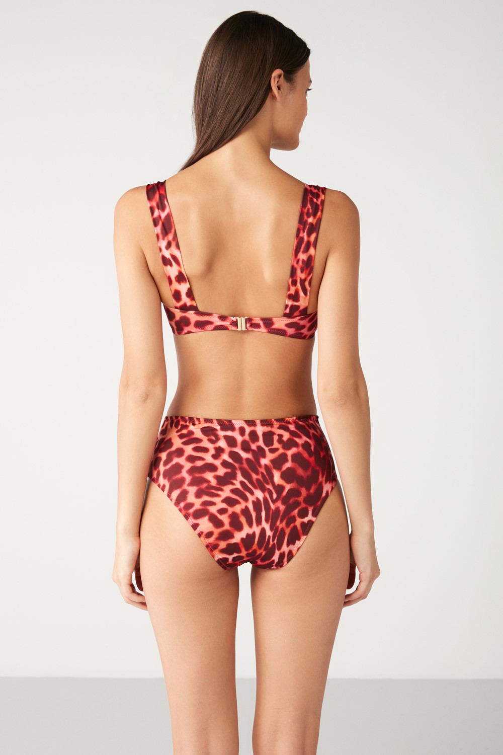 Lohemda Leopard Pattern High Waist Bikini