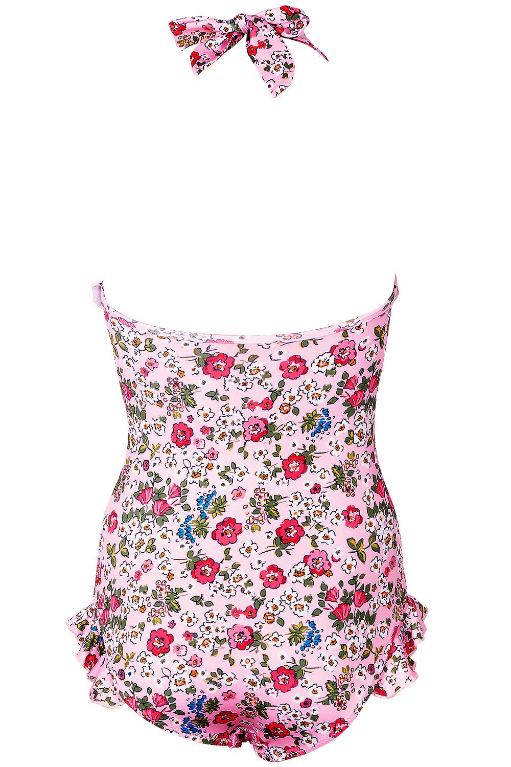 Fiona Flower Pattern Kids Swimsuit