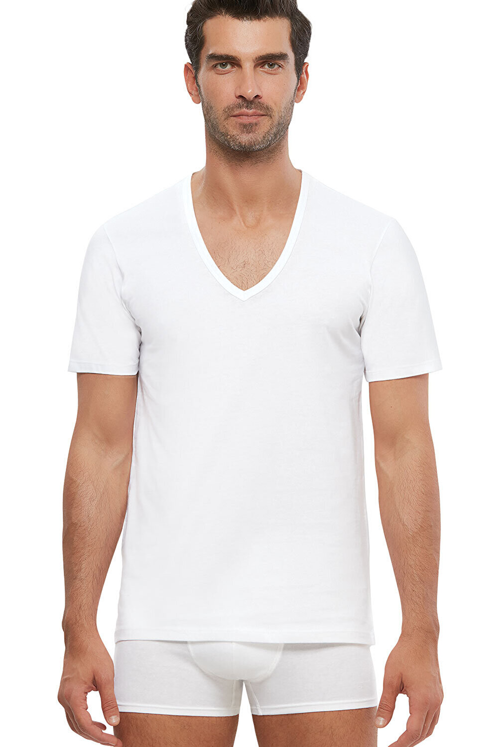 Enrico V-Neck Cotton 2-pack Men's Tshirt