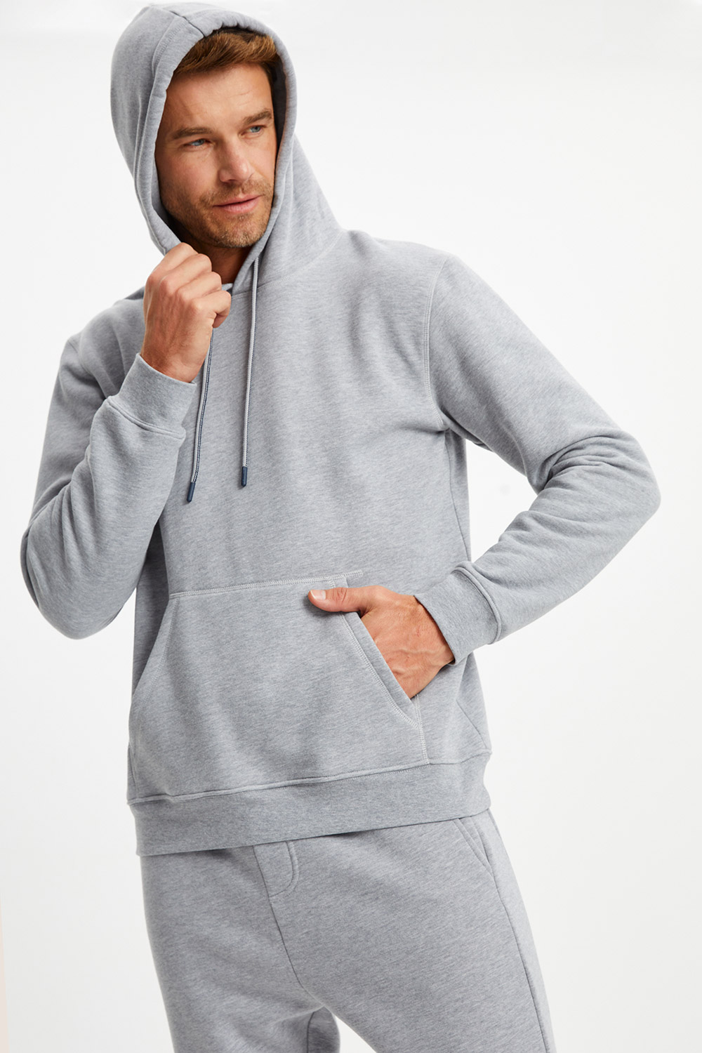 Men's Pajamas Sweatshirt With Luck Cap