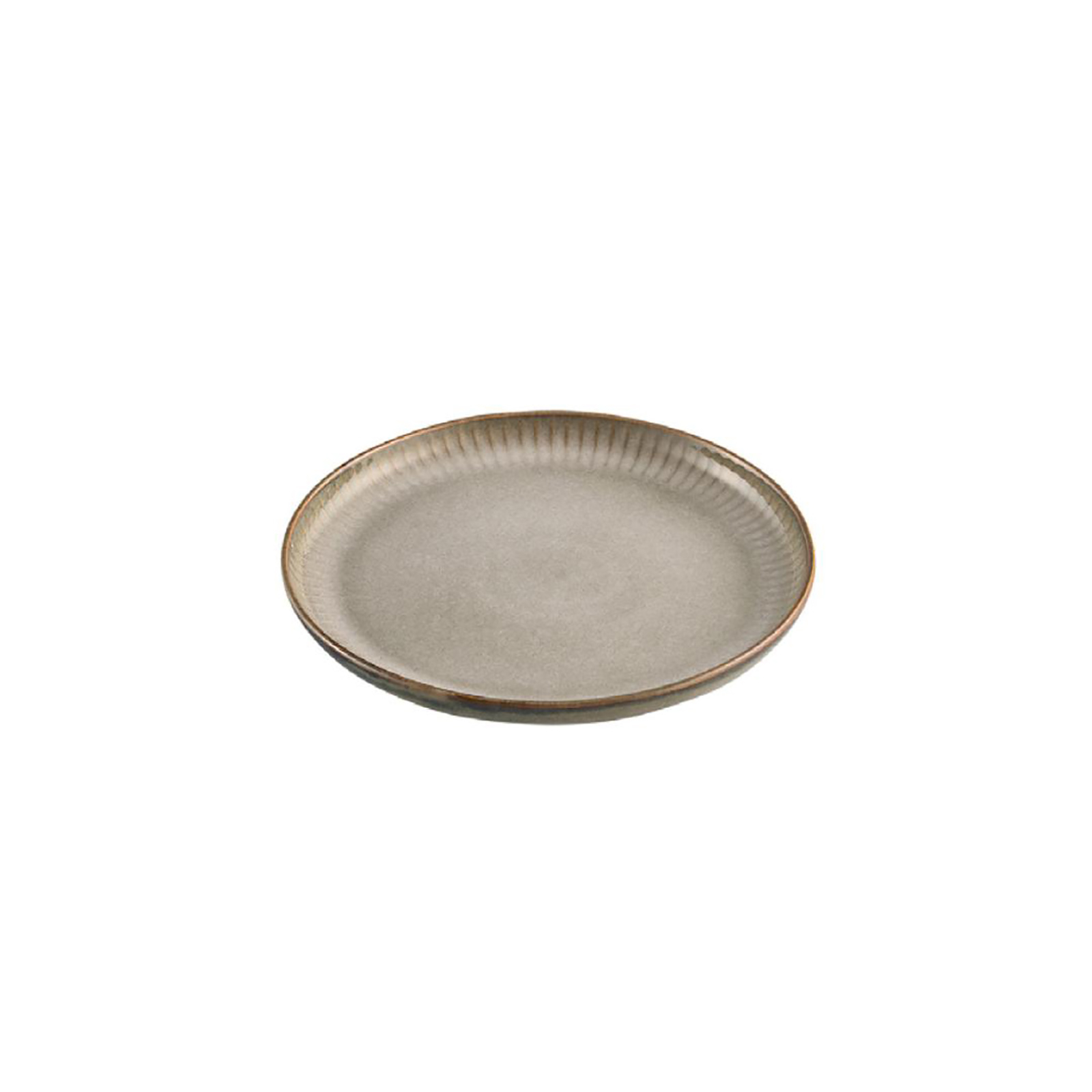 Jumbo Efes Gray Flat Plate 17 Cm