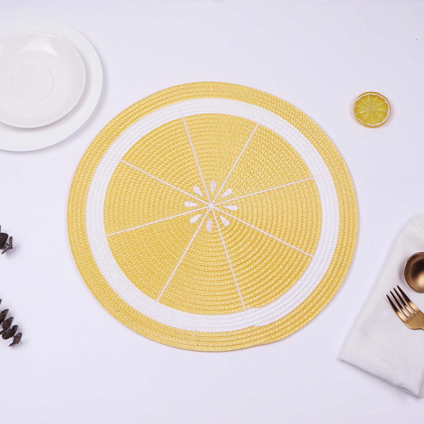 Karaca Home Lemon Placemat Set Of 2