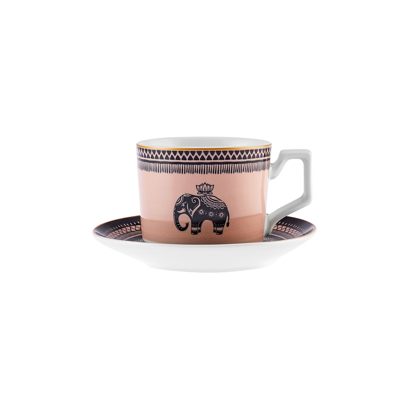 Karaca Fil Set Of 2 Tea Cups 220 Ml