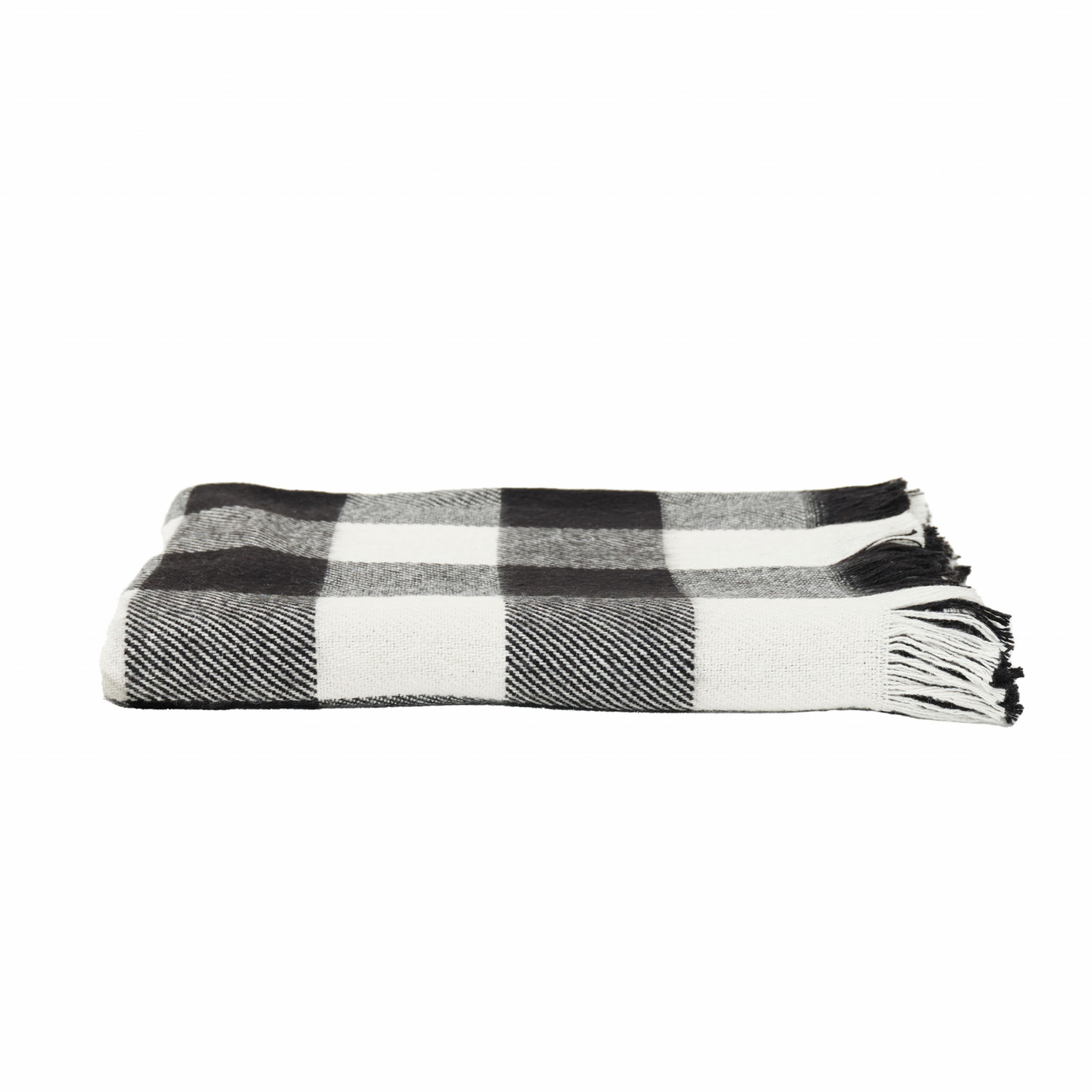 Karaca Home Mountain Black And White Tv Blanket