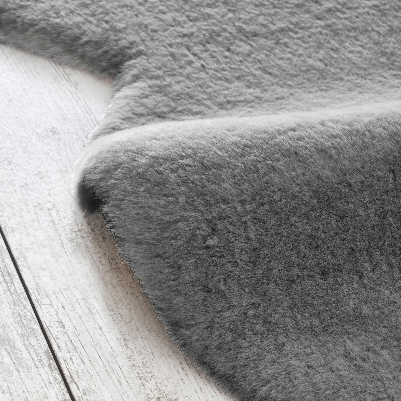 Cashmere Carpet 7/24 Cozy Dark Gray 70x100 Cm