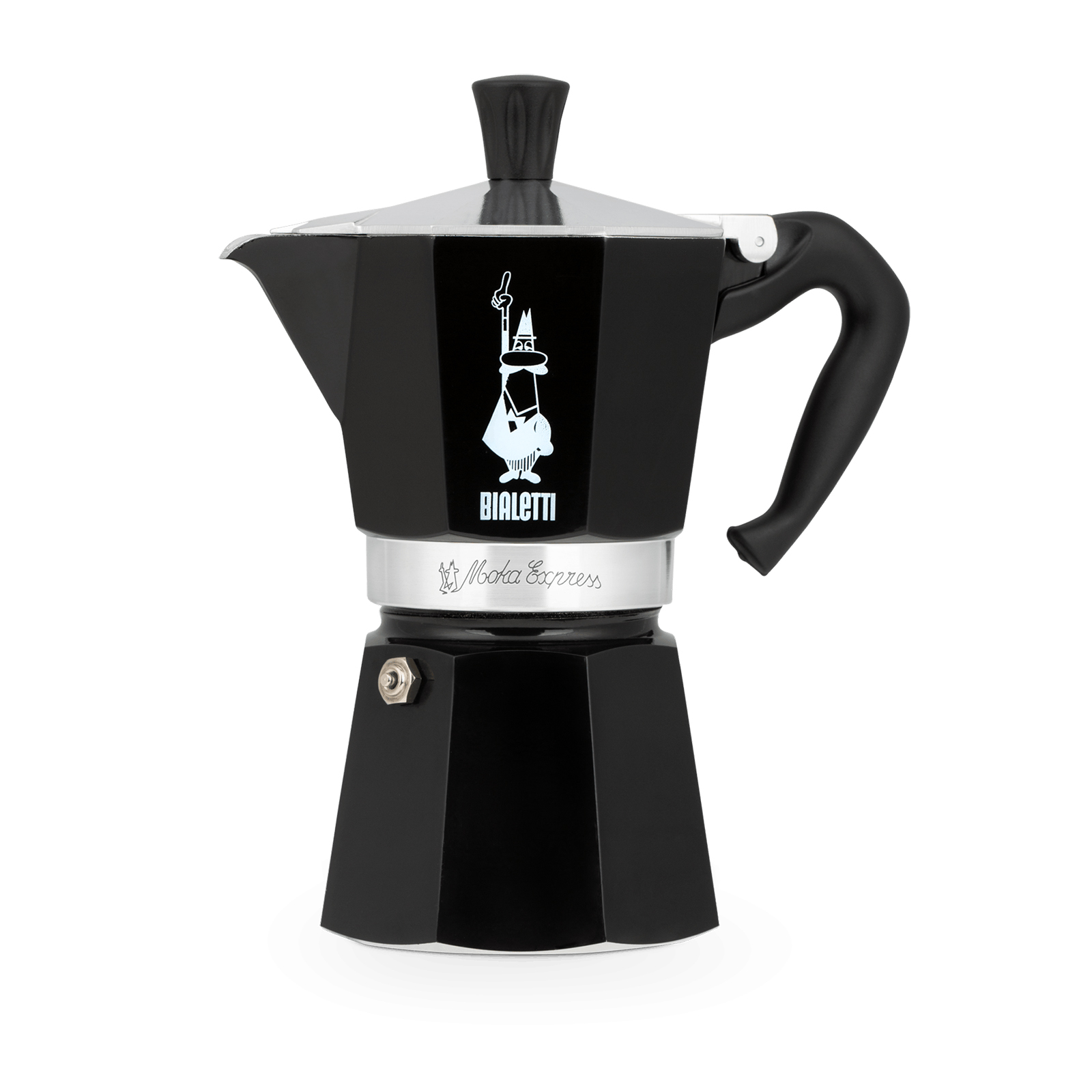 Bialetti Moka Pot Express Black 6 Cup