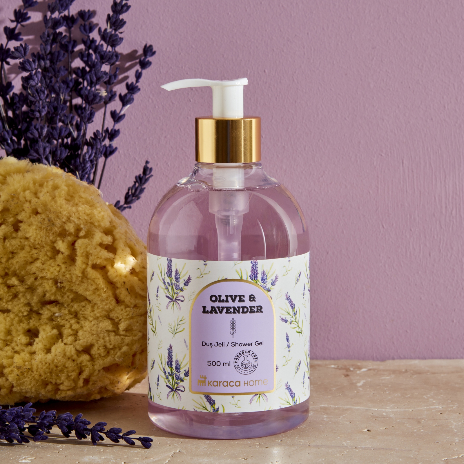 Karaca Home Olive Lavender Shower Gel 500 Ml