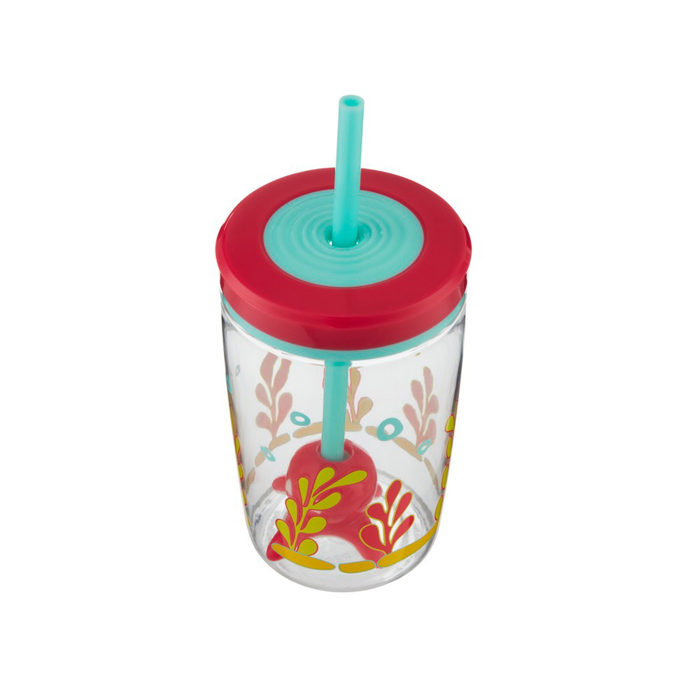 Contigo Floating Straw Tumblr Octopus Water Flask 470 Ml