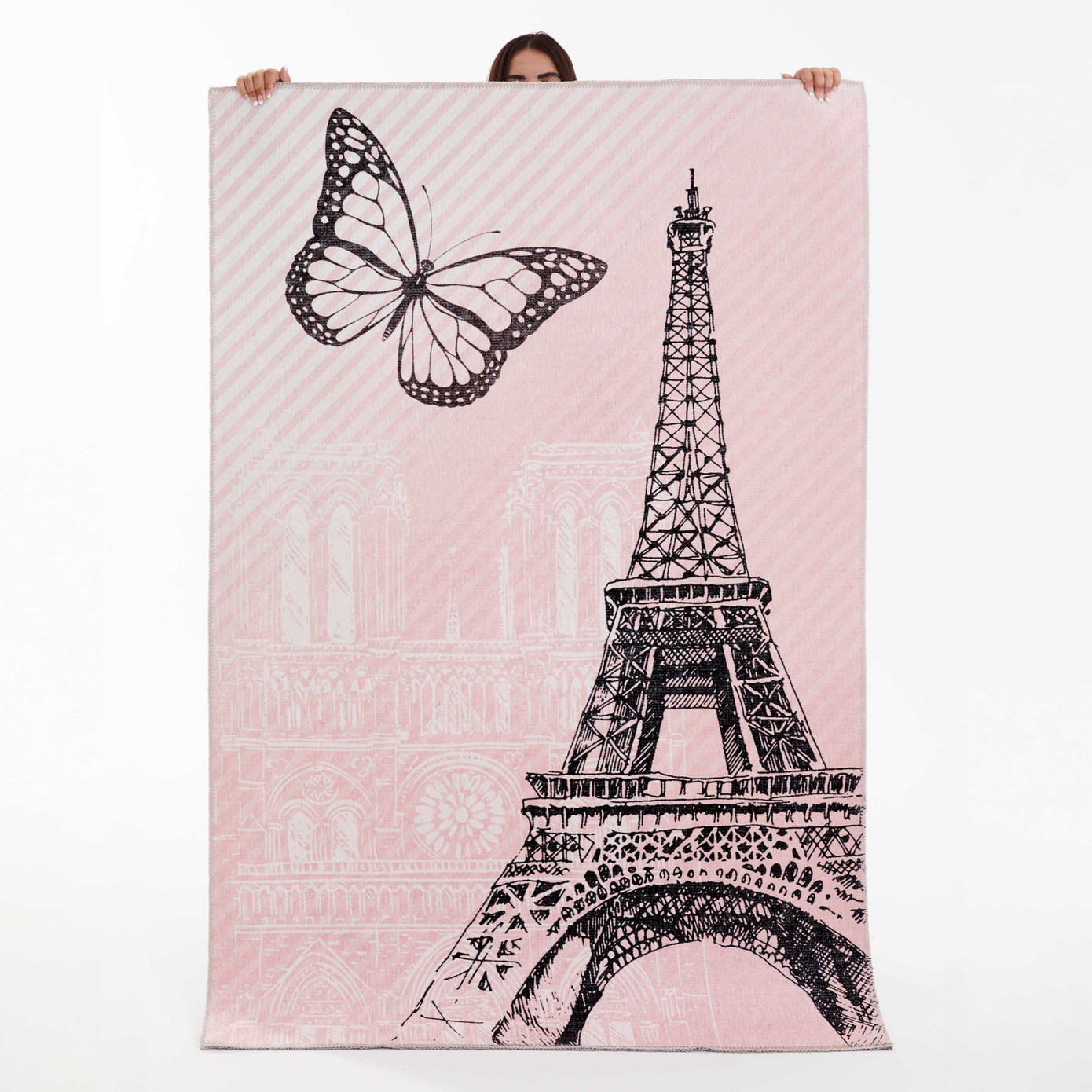 Cashmere Carpet Decorative Art Kids/Teen Eiffel 120x180 Cm