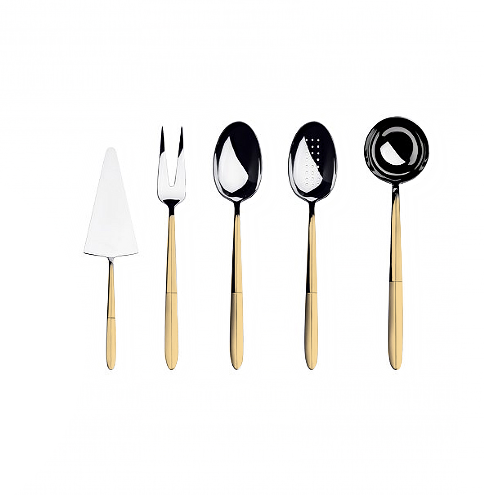 Jumbo 9401 5-Piece Gold Serving Set