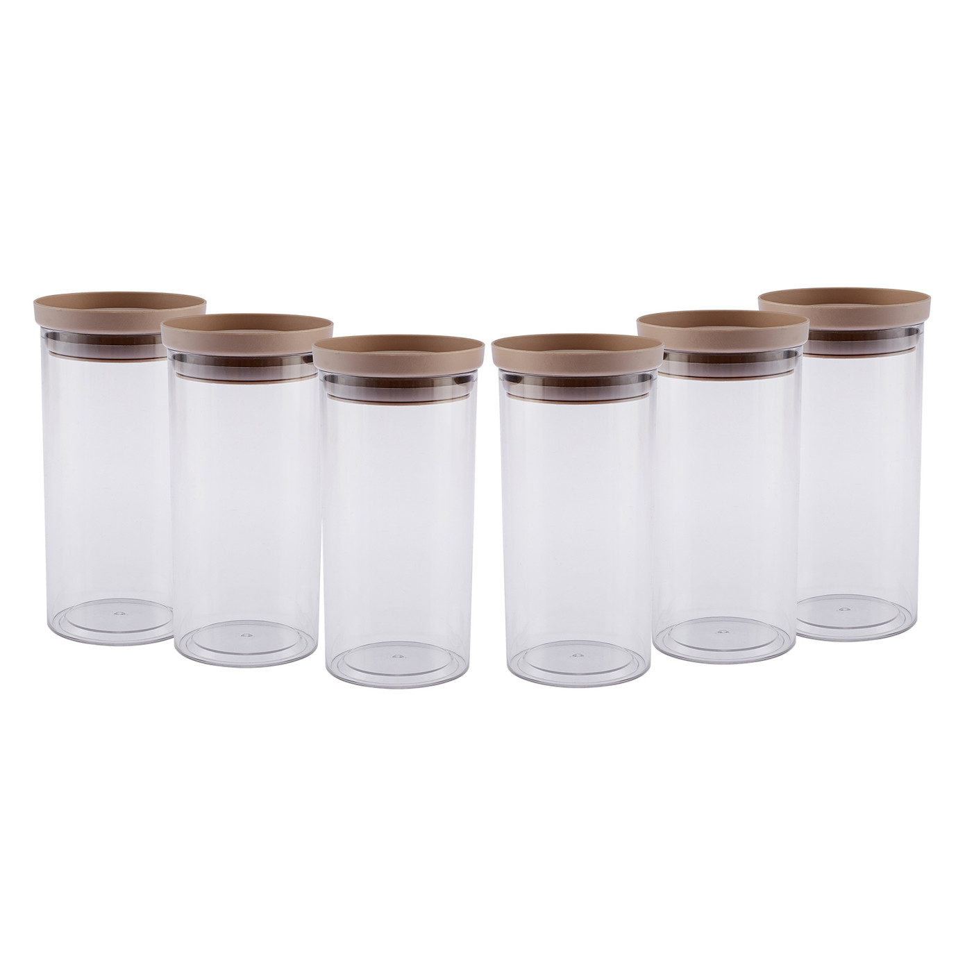 Emsan Arya 6 Pcs Large Storage Container Beige