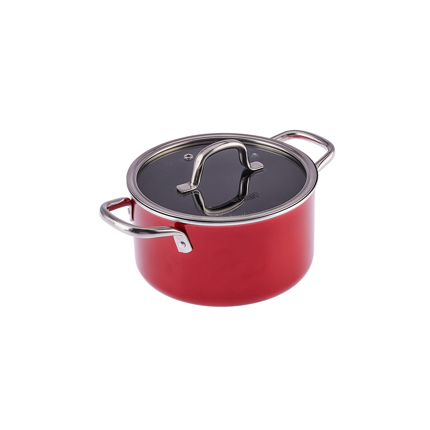 Emsan Master Class 7 Piece Cookware Set Red