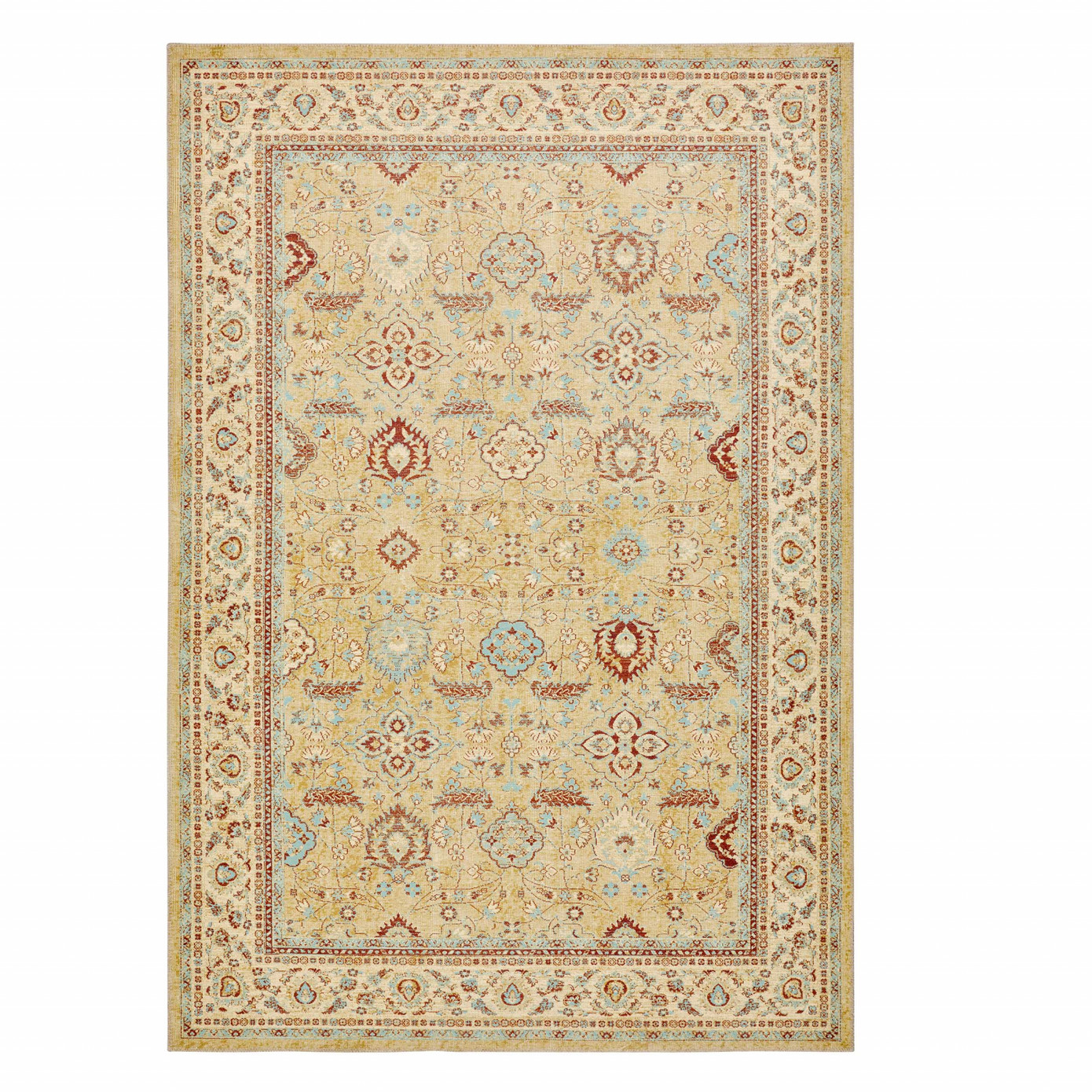 Cashmere Carpet Decorative Art Turkmen Nazende 80x150 Cm