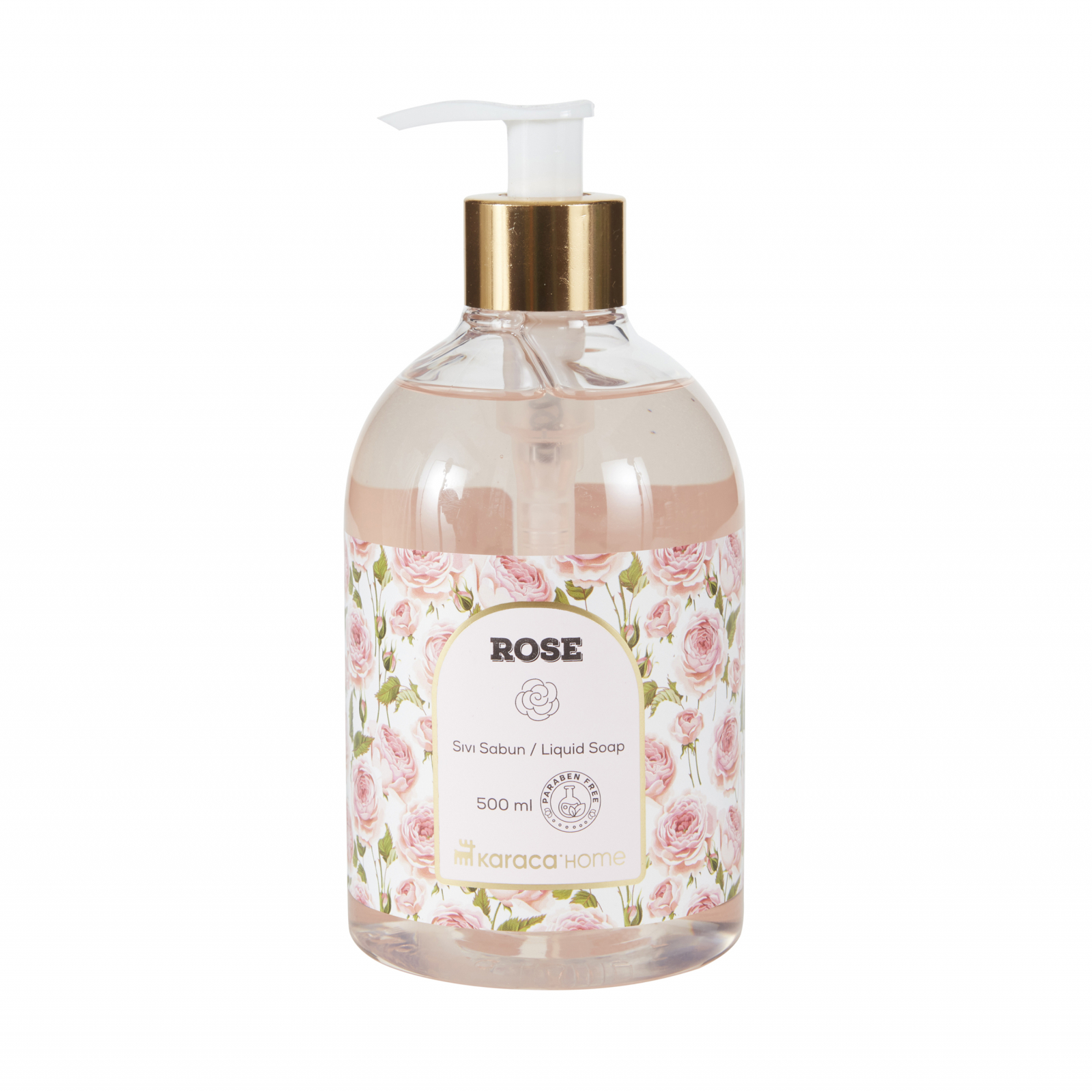 Karaca Home Flower Rose Liquid Soap 500 Ml