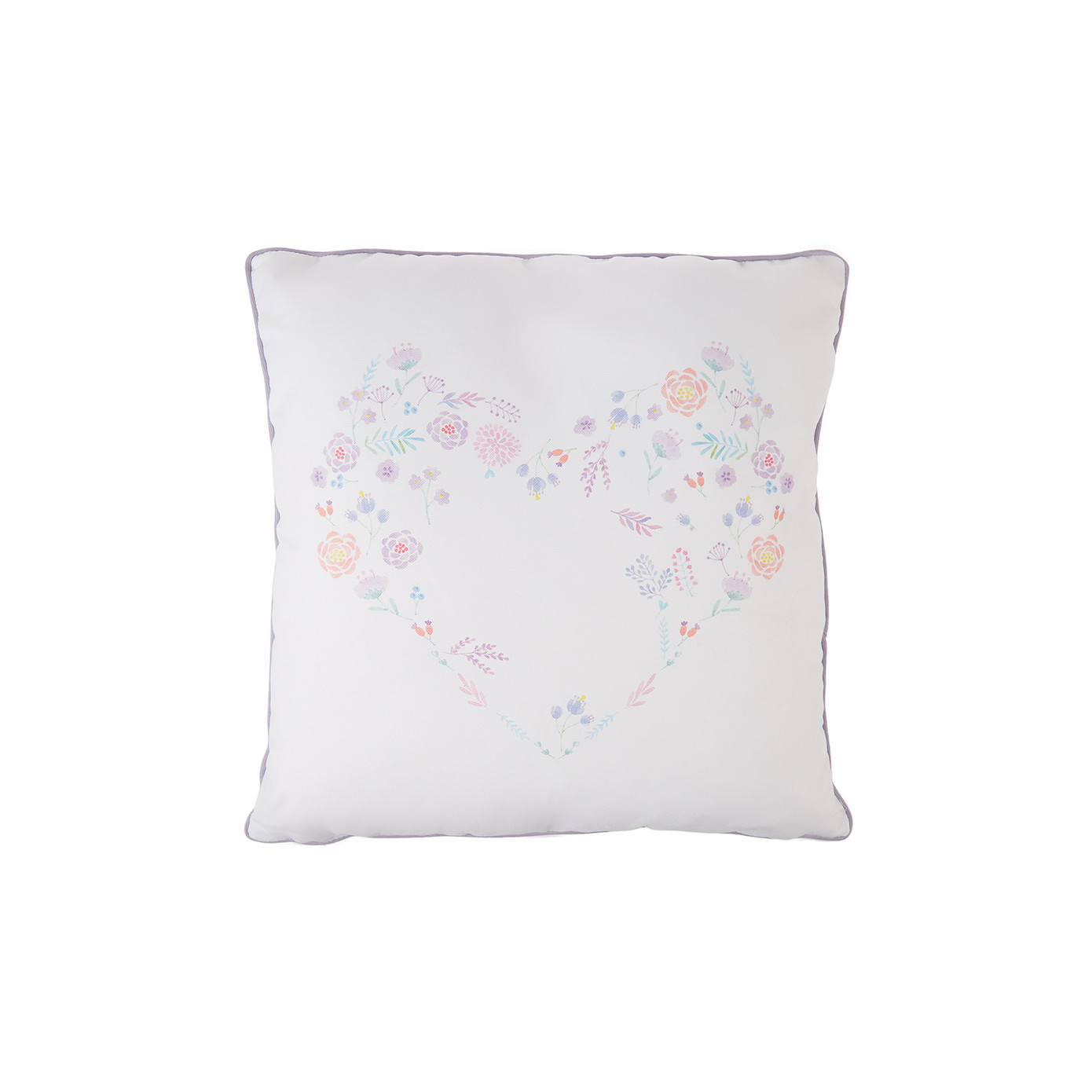 Karaca Home Elenie Lilac Printed Filled Pillow 45x45cm