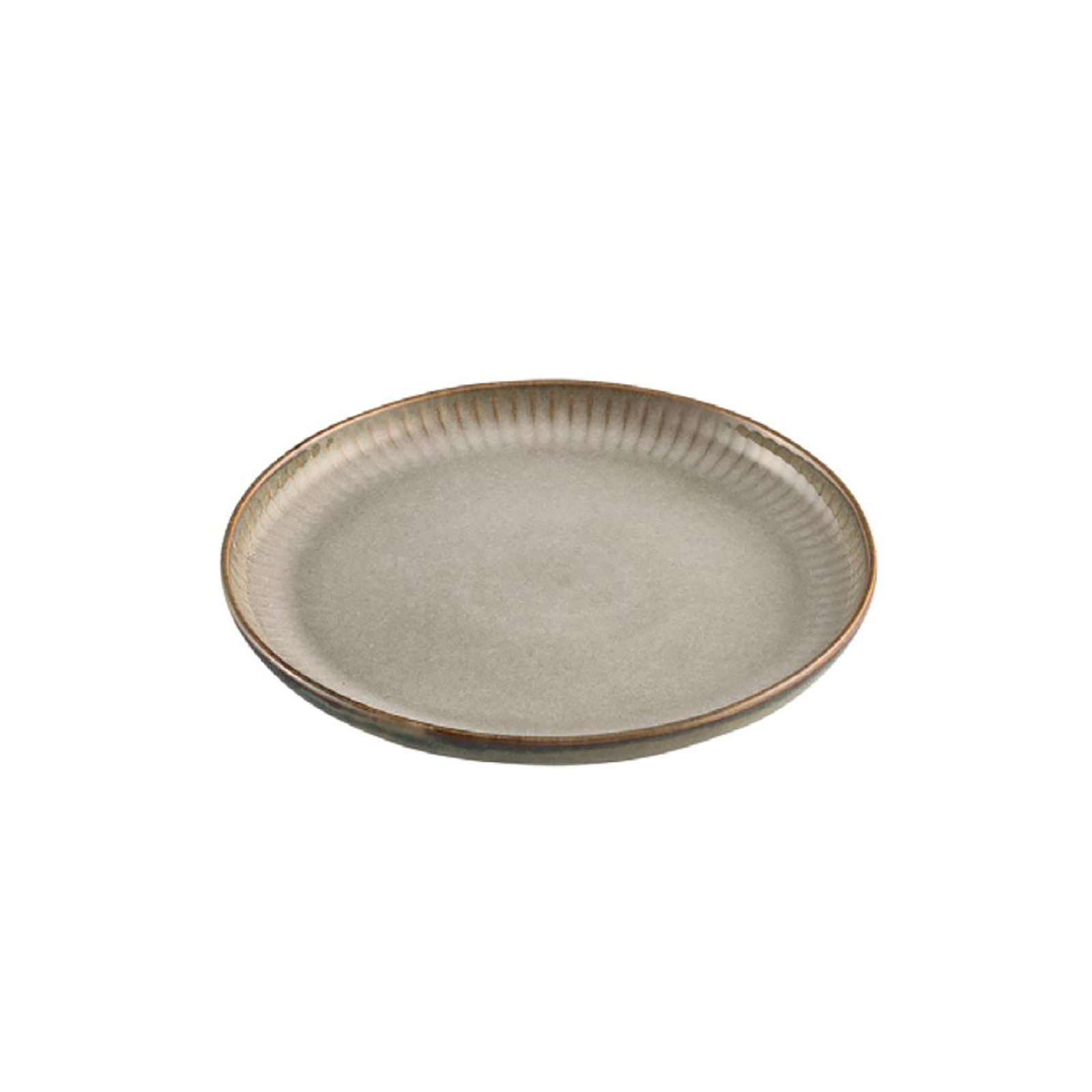 Jumbo Efes Gray Flat Plate 21 Cm