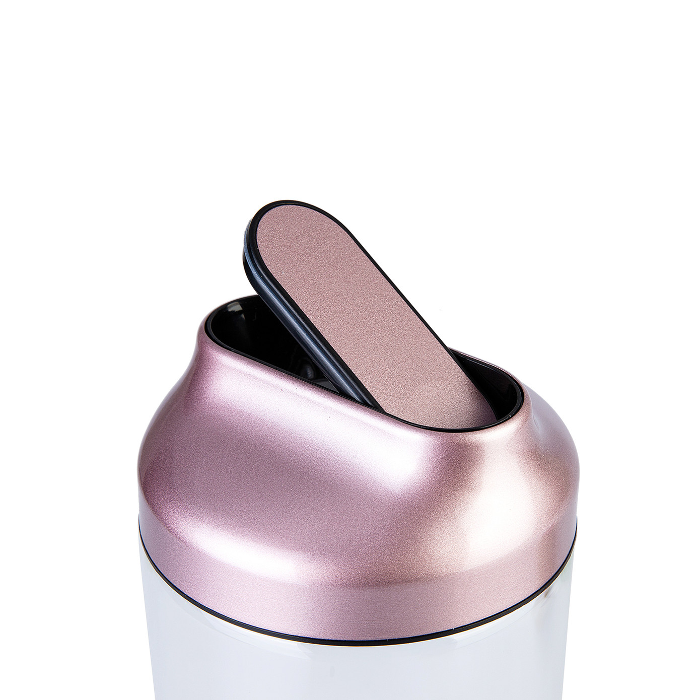 Karaca Dimple Rosegold Glass Storage Container - M