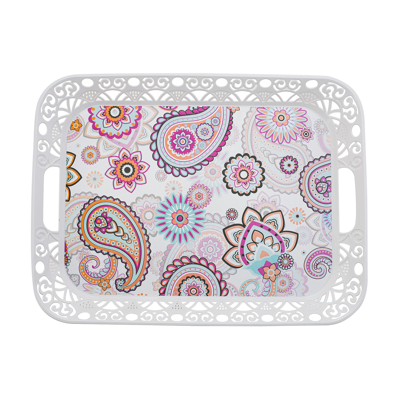 Karaca Bloomy Melamine Rectangular Tray