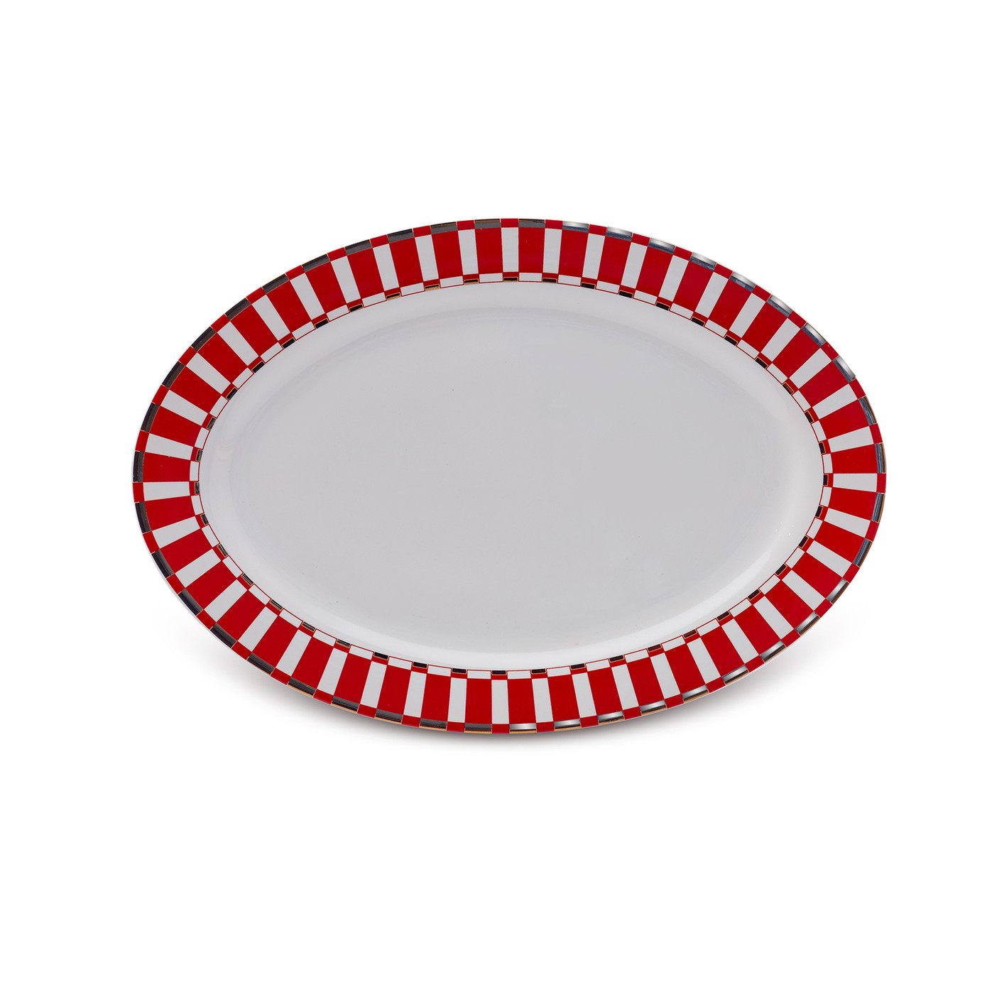 Karaca Aries Red Boat Plate 36 Cm