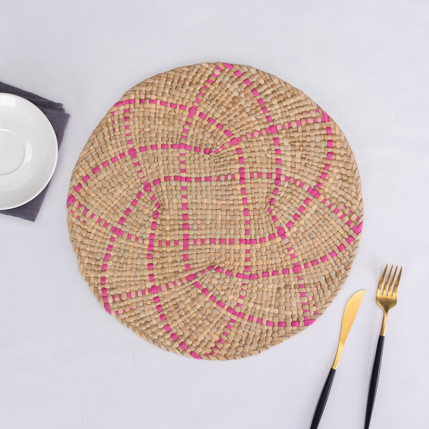 Karaca Home Wilton Pink Placemat Set Of 2