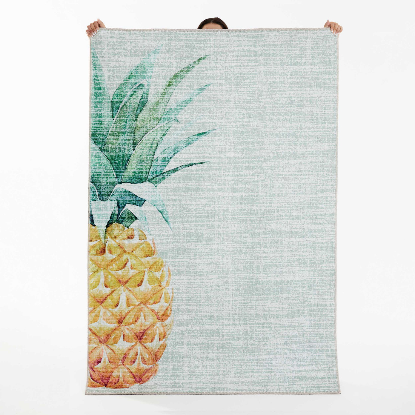 Cashmere Carpet Decorative Art Kitchen Pineapple 80x150 Cm