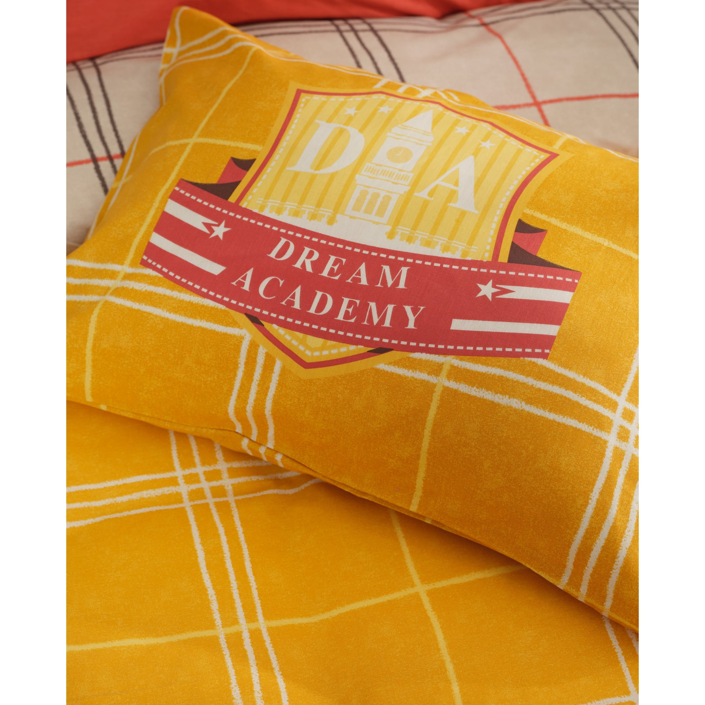 Karaca Home Young BTS Academy Yellow 100% Cotton Single Duvet Cover Set