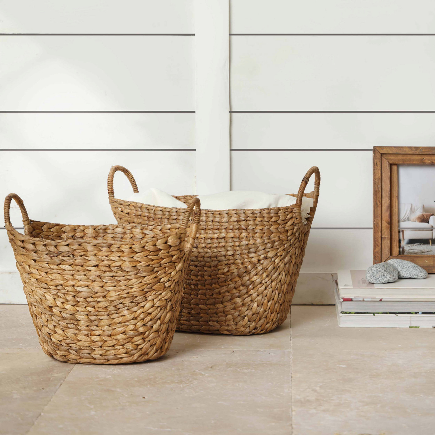 Karaca Home Lora Wicker Oval Basket 35 Cm