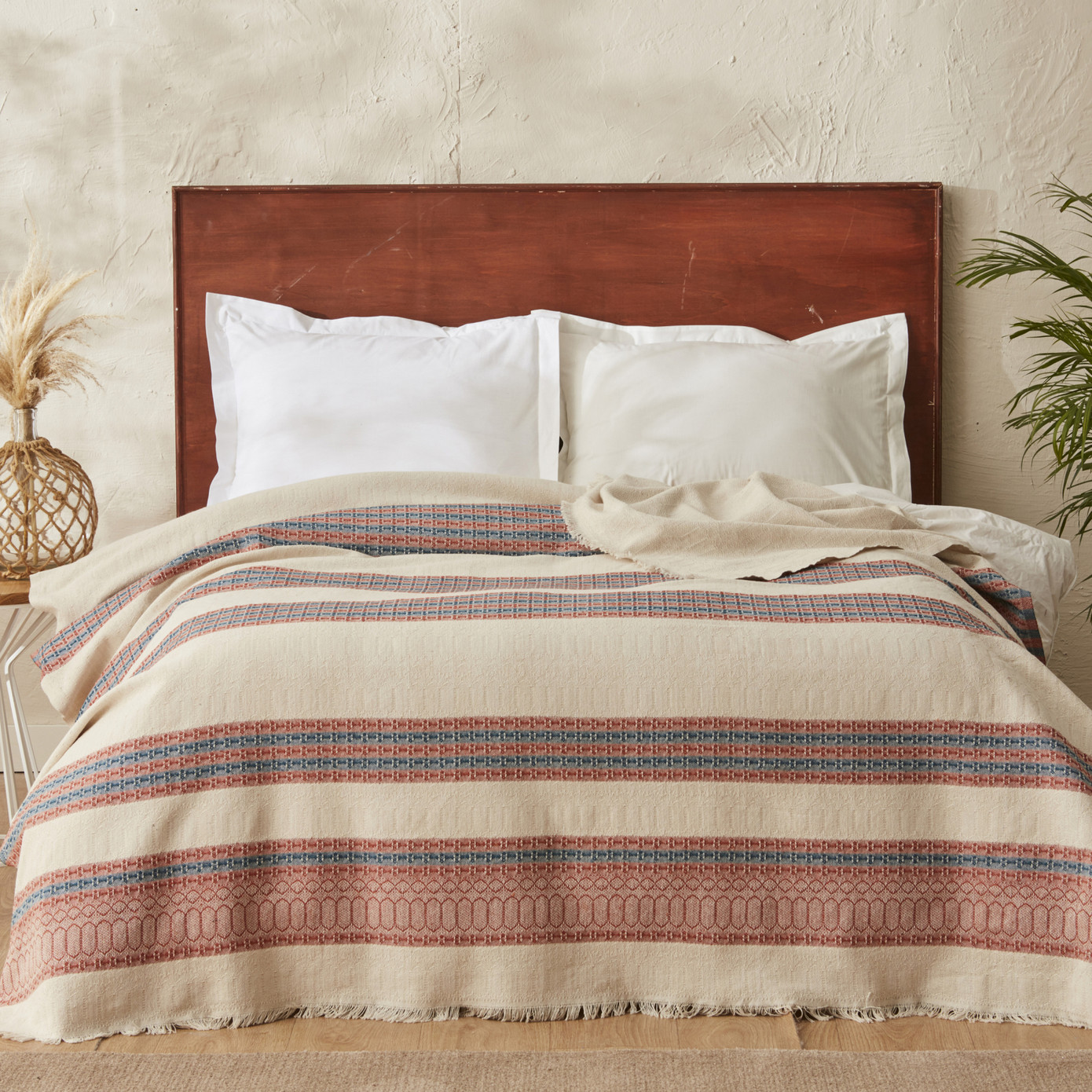 Karaca Home Rhapsody Terracotta Double Bedspread