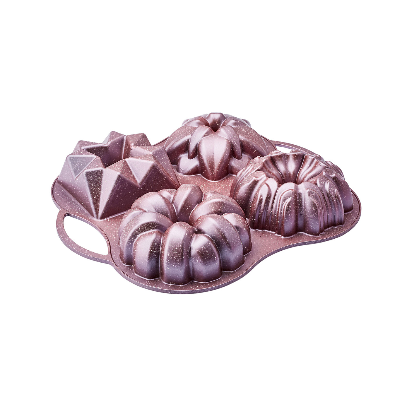 Karaca Cake Pro 4 Pieces Pink Casting Cake Mold