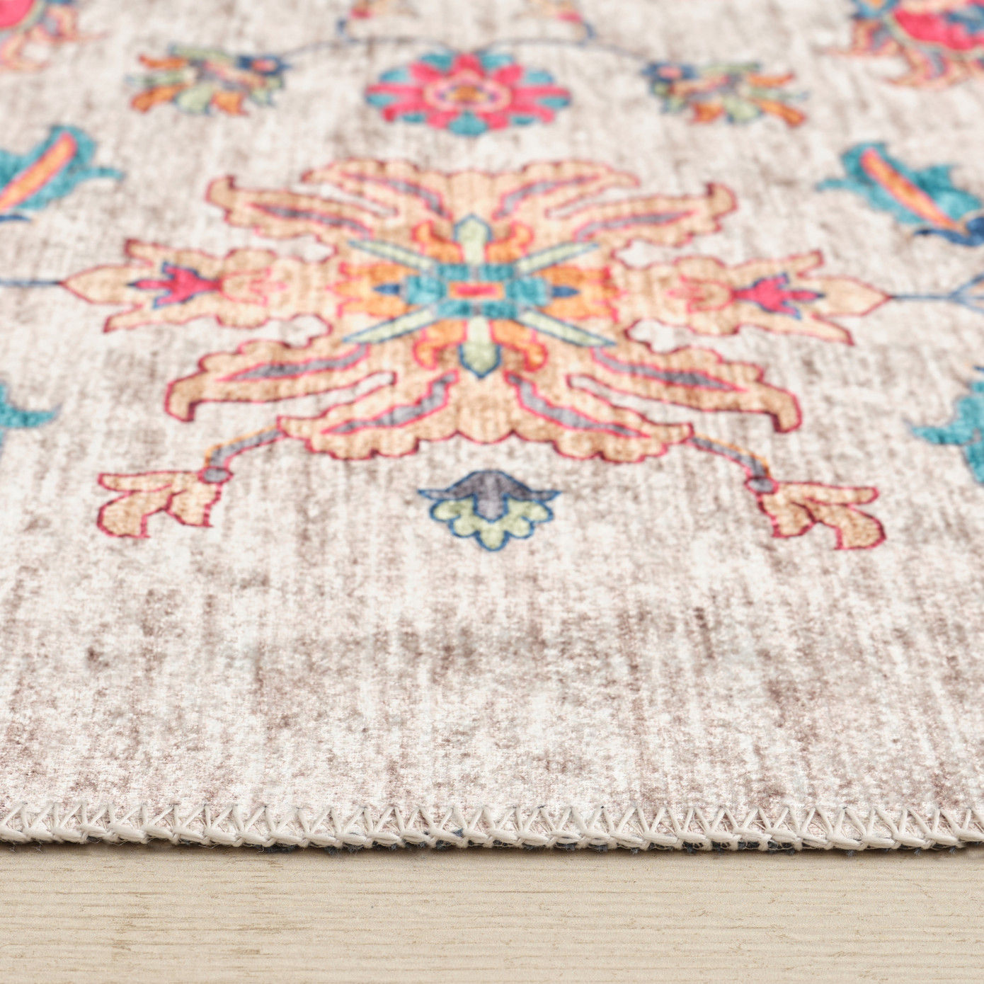 Cashmere Carpet Decorative Art Turkmen Suzani 180x280 Cm